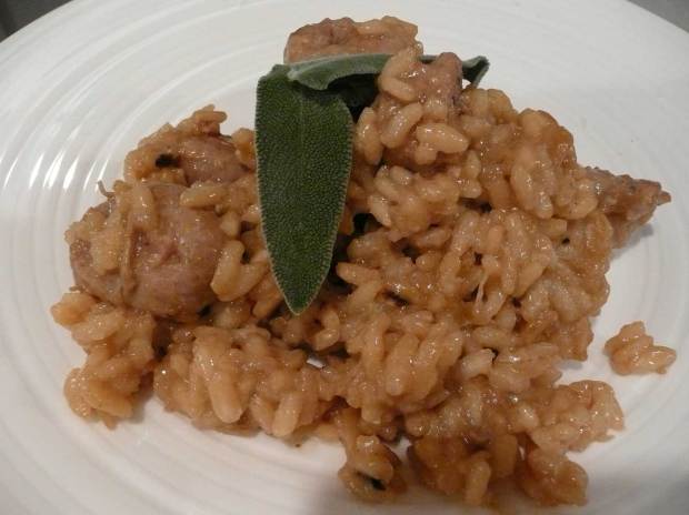 risotto-plated