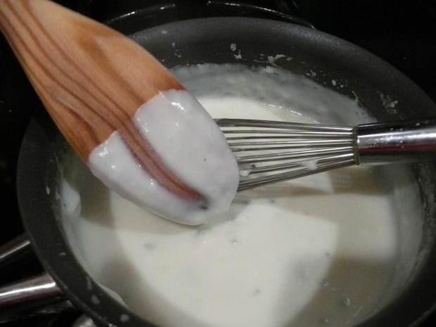 Bechamel thickened